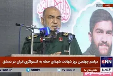 سرلشکر سلامی: طوفان الاقصی دشمن را تا مرز مرگ مغزی پیش برد / در شرق مدیترانه راه را بر دشمن می‌بندیم + فیلم