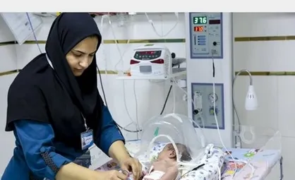 نوزاد ۴۵ روزه پس از انجام ۱۴ بار احیای قلبی نجات یافت