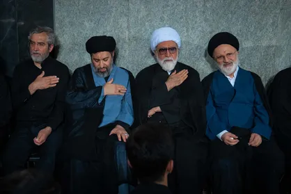 اولین شب از مراسم بزرگداشت رهبر شهید انقلاب و شهدای خانواده ایشان در حرم مطهر رضوی
