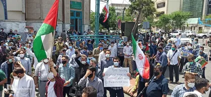 تجمع دانشجویان دانشگاه&zwnj;های تهران در حمایت از مردم فلسطین