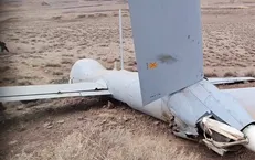 پهپاد هرون در حوالی شهر بم منهدم شد