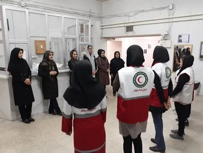 مانور زلزله در خوابگاه دانشجویی دانشگاه علوم پزشکی فسا اجرا شد