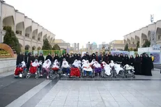 مددجویان مجتمع توانبخشی امام علی (ع) به مشهد اعزام شدند