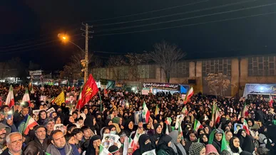 طنین شعار‌های «حسین حسین، شهادت افتخار ماست» و «حیدر حیدر» در خیابان‌های کهگیلویه و بویراحمد+فیلم