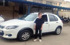 کوئیک با راننده ۸ ساله در خمینی شهر توقیف شد