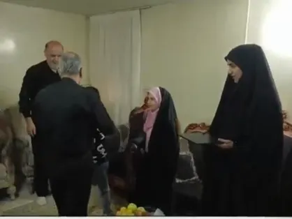 دیدار رئیس دفتر رهبر انقلاب و رئیس ستادکل نیرو&zwnj;های مسلح با خانواده&zwnj;های شهدای اقتدار