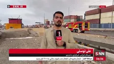 فعالیت مداوم آتش نشانان برای اطفای حریق در بندر شهید رجایی/ کمک هوایی برای سومین بار به یاری آتش نشانان آمد