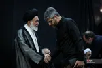 مراسم یادبود شهدای خانواده رهبر انقلاب در حرم عبدالعظیم حسنی(ع)