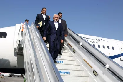 ظریف وارد دمشق شد