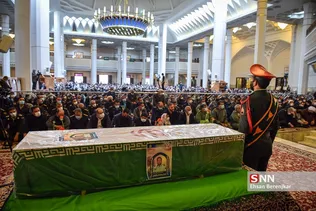 تشییع پیکر شهید مدافع امنیت شهید «علی‌اکبر رنجبر» در شیراز