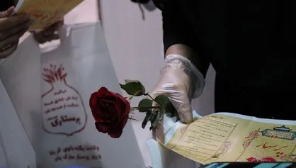 کادر درمان بیمارستان بهارلو به مناسبت شب یلدا تقدیر شدند