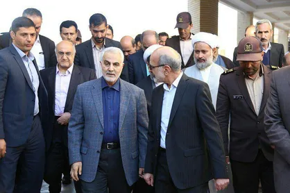 سردار سلیمانی در دانشگاه باهنر حضور یافت
