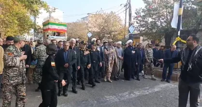 پیکر پاک و مطهر ۲ شهید در شهرستان تالش به خاک سپرده شدند+فیلم