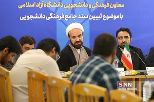 حجت الاسلام کلانتری معاون فرهنگی و دانشجویی دانشگاه آزاد