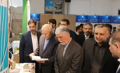 بازدید رئیس مجلس و وزیر ارشاد از سی و ششمین دوره نمایشگاه بین&zwnj;المللی کتاب تهران+ فیلم