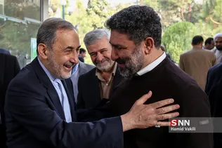 سعید حدادیان و علی اکبر ولایتی رئیس هیات موسس دانشگاه آزاد اسلامی