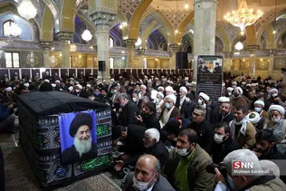  تشییع آیت‌الله علوی گرگانی در قم