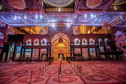 &laquo;باب القبله&raquo; حرم امام حسین (علیه السلام)  به روی زائران باز شد +فیلم