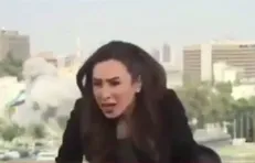 هجوم رژیم صهیونیستی حین پخش زنده تلویزیونی به کاخ ریاست جمهوری سوریه