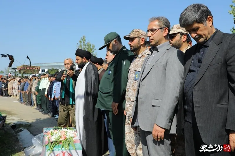 تدفین 18 ساله شهید