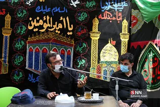 عزاداری هیئت عاشقان حسینی در روز عاشورا 