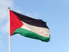 برافراشتن پرچم فلسطین در میدان مرکزی تورنتو + فیلم