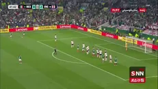 گل اول مکزیک به انگلیس توسط  کینیونس / مکزیک 1 - 2 انگلیس
