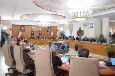 آخرین جلسه هیئت دولت سیزدهم در حال برگزاری است