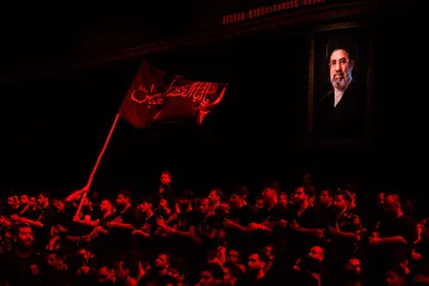 عزاداری ایام محرم در هیات لواء حیدر کرار کرج