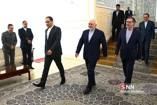 دیدار ظریف با معاون آسیای وزات خارجه ونزوئلا 