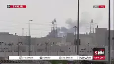 پایگاه هوایی آمریکا در قطر همچنان در آتش