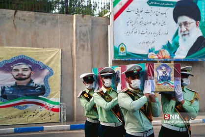 مراسم تشییع پیکر " شهید عبدالجبار مختوم نژاد "