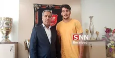 امیر حسین بیات در تمرین استقلال+عکس