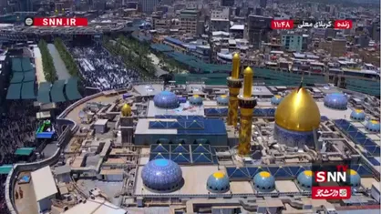 کربلا غوغا شد/ تصاویر هوایی از بين&zwnj;الحرمين چند روز مانده به اربعین حسینی