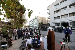 یادبود شهدای مسجد قندوز در مقابل کنسولگری افغانستان