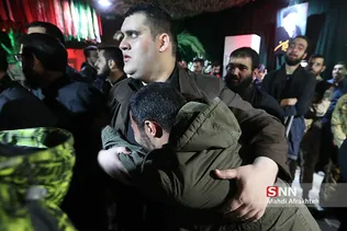 وداع با پیکر شهید محمد حسین حدادیان