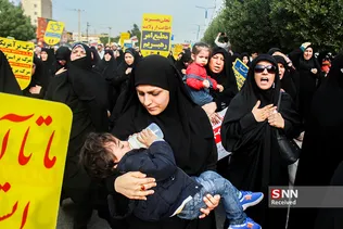 راهپیمایی مردم اهواز در محکومیت ترور حاج قاسم سلیمانی