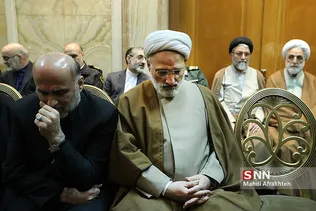 مراسم وداع با پیکر آیت الله هاشمی شاهرودی