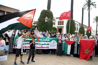 اتحاد مراکشی&zwnj;ها در حمایت از مردم فلسطین