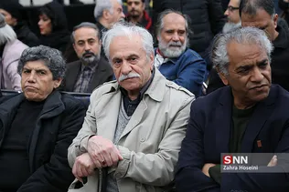 مراسم تشییع مرحوم «جمشید مشایخی»