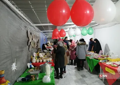 چهارمین نمایشگاه تولید و اقتصاد بانوی دانشجو در شهرستان بجنورد برگزار شد