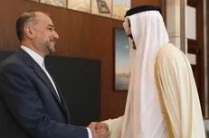امیرعبداللهیان با امیر قطر دیدار کرد