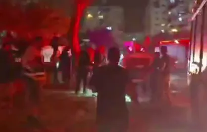 محل اصابت موشک در عسقلان اشغالی