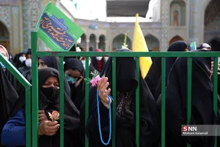 مراسم نمادین استقبال از ورود کاروان حضرت معصومه(س) به قم