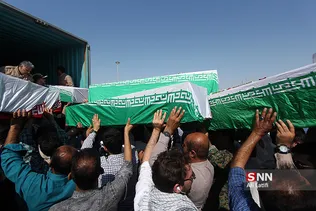 ورود پیکر مطهر ۴۴ شهید دوران دفاع مقدس