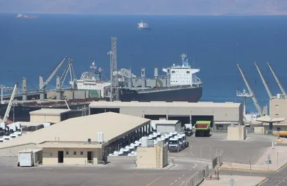 نشت گاز آمونیاک در بندر &laquo;عقبه&raquo; اردن