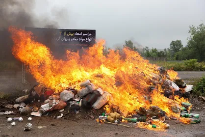 امحای ۲ تن مواد مخدر در گیلان/۵۰۰ قاچاقچی دستگیر شدند