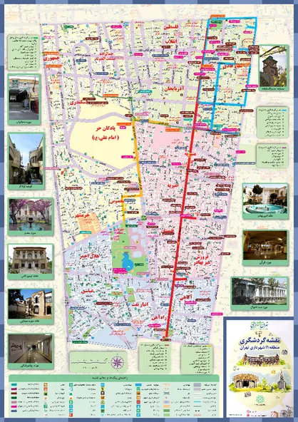 میزبانی محله&zwnj;های تاریخی حصار ناصری از گردشگران و علاقمندان طهران قدیم