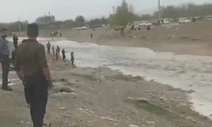 آب سد زاینده رود به ناژوان اصفهان رسید