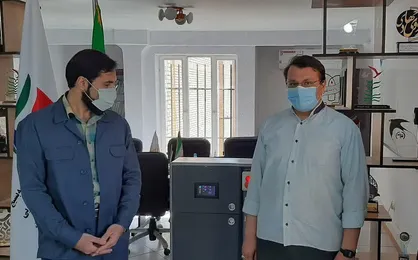 اولین محصول تولید شده در مجموعه موج دانش بسیج دانشجویی اصفهان رونمایی شد